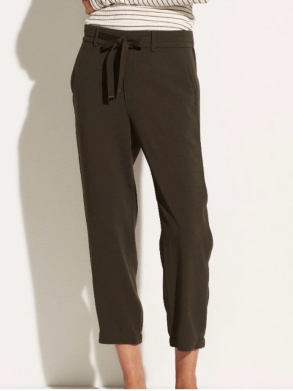 Vince Easy Pull On Jogger Green Pants Trouser Size XL